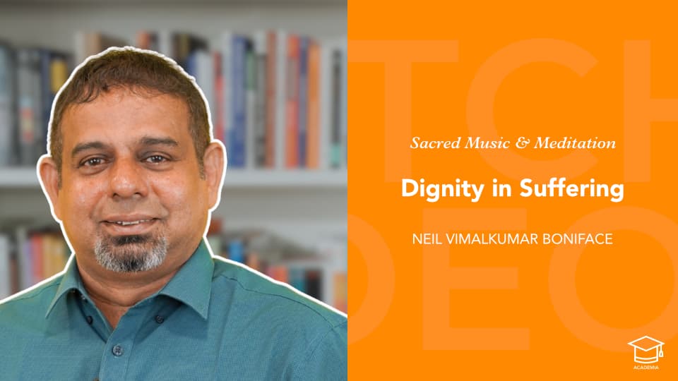 The power of the cross of Jesus is displayed in that cherished emblem that we sport around our necks, forgetting it was one of the most cruellest forms of capital punishment. In Christ, even the suffering and humiliation are redeemed, says Neil Vimalkumar in the third of the short Lenten series, Sacred music and Meditation